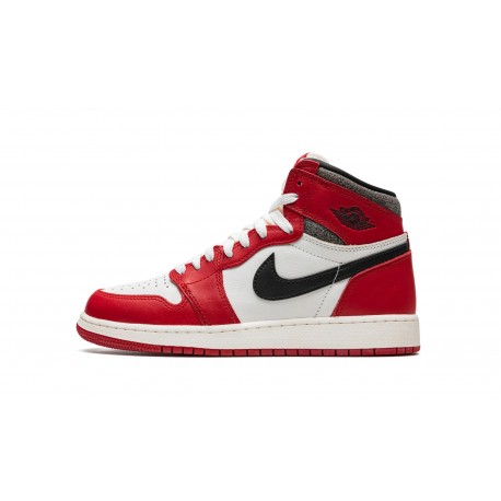 Nike Air Jordan 1 Retro HIGH OG GradeSchool Chicago Lost and Found FD1437-612 Shoes