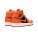 Nike Air Jordan 1 SE Mid Womens Orange Black DM3381-600 Shoes