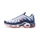 Nike Air Max Plus Tn QS White Blue and Red Sneaker