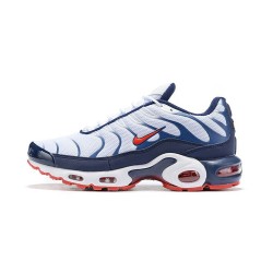 Nike Air Max Plus Tn QS White Blue and Red Sneaker