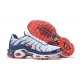 Nike Air Max Plus Tn QS White Blue and Red Sneaker