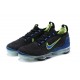 Nike Air VaporMax 2021 Flyknit Black Green and Blue Sneaker