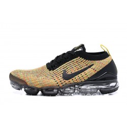 Nike Air VaporMax Flyknit 3 Black Yellow Sneaker AJ6900 006