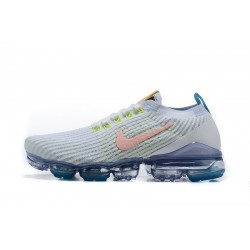 Nike Air VaporMax Flyknit 3 White Blue Sneaker AJ6900 003