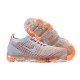 Nike Air VaporMax Flyknit 3 White Orange Sneaker AJ6910 400